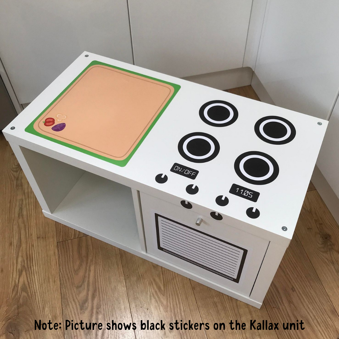 Play kitchen sticker decals online